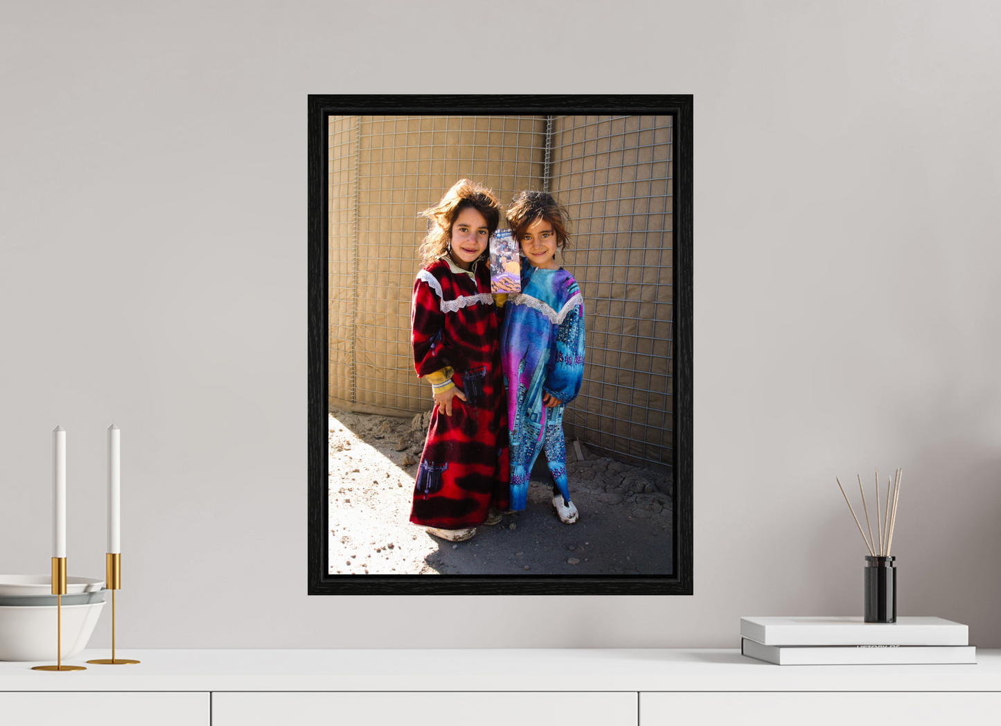 15 x 20″, Floater Frame Girl Scout Cookies - Iraq