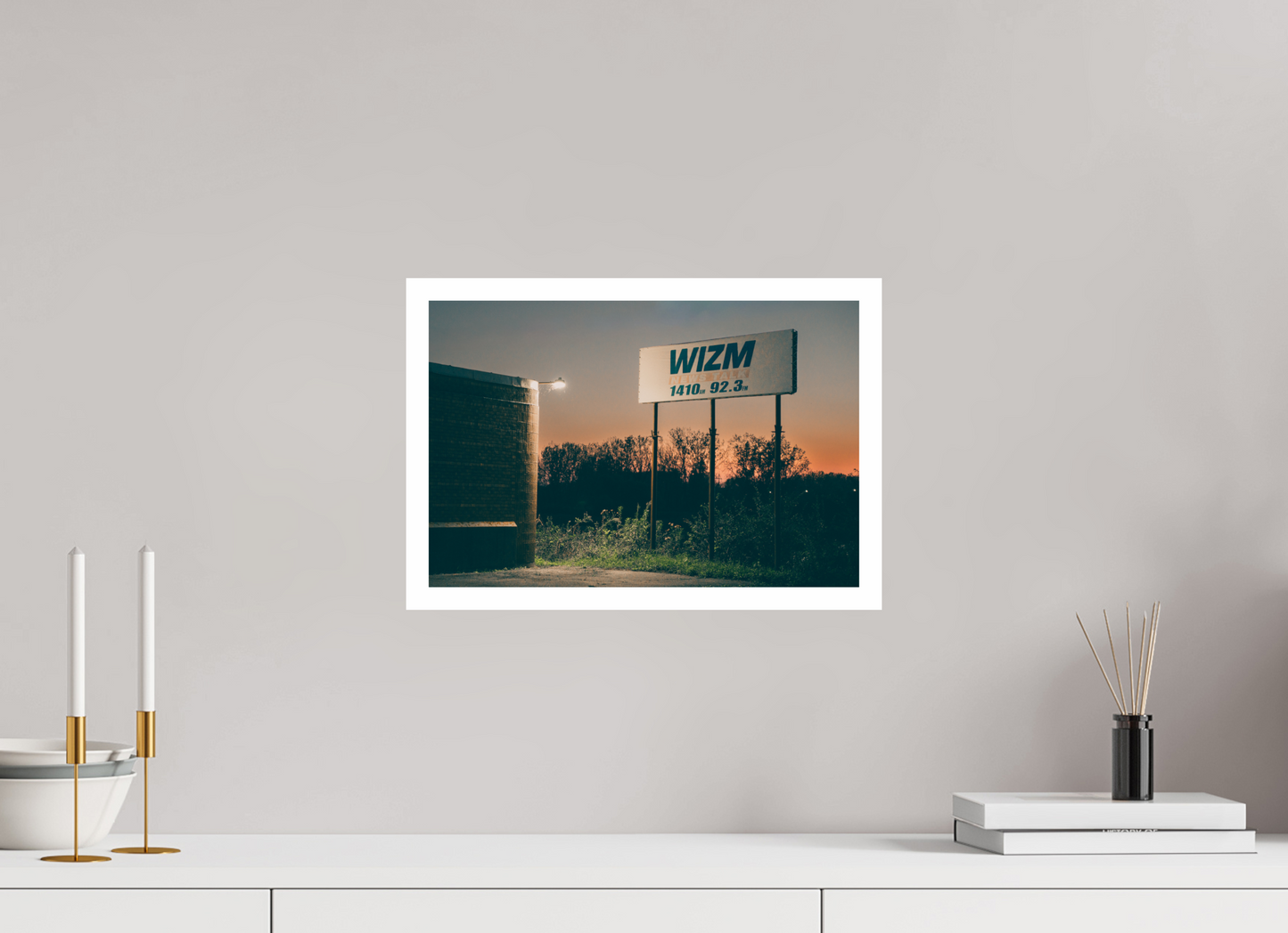 15 x 10″, .08 motif glossy print Radio Station