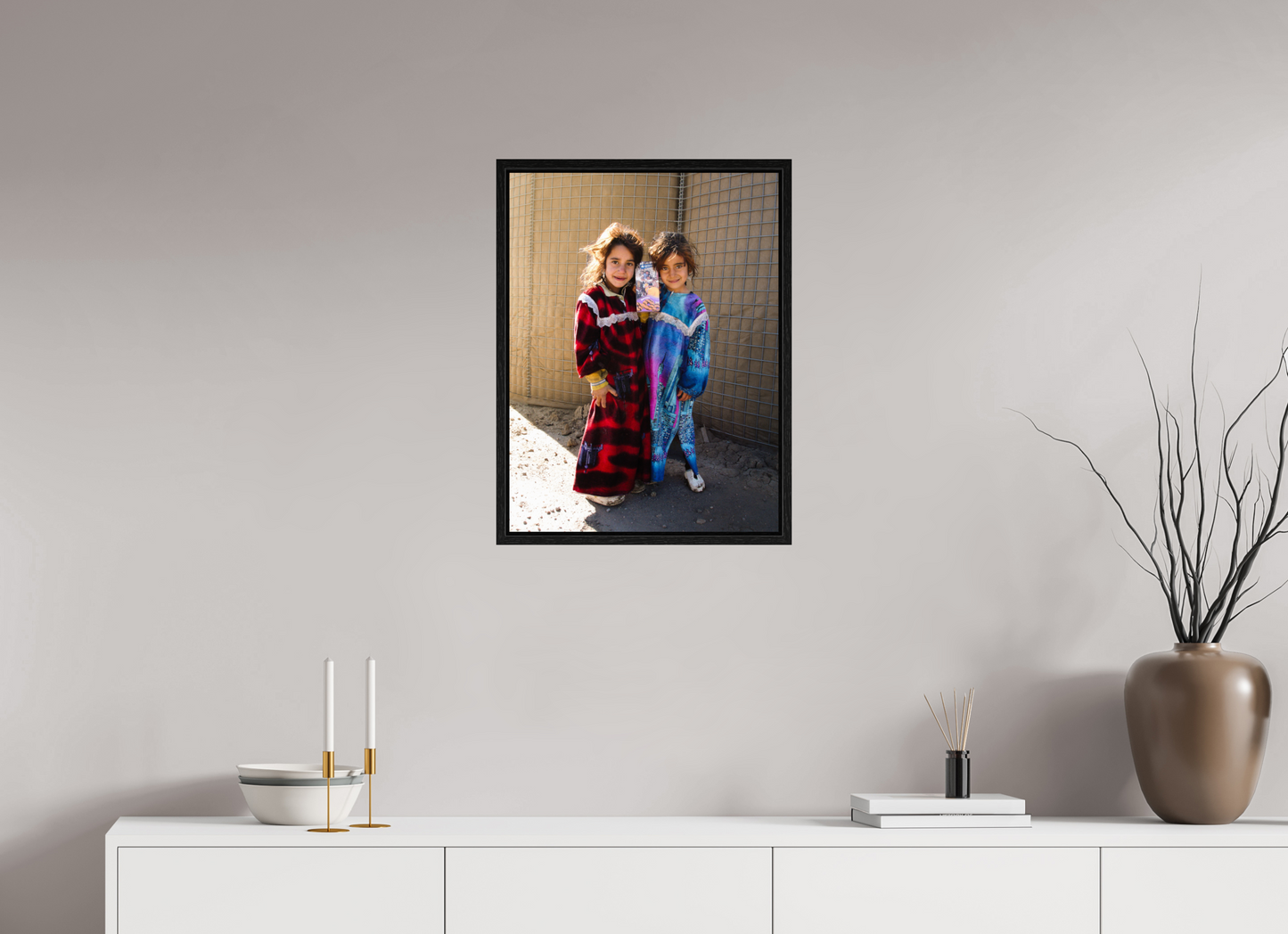 18 x 24″, Floater Frame Girl Scout Cookies - Iraq
