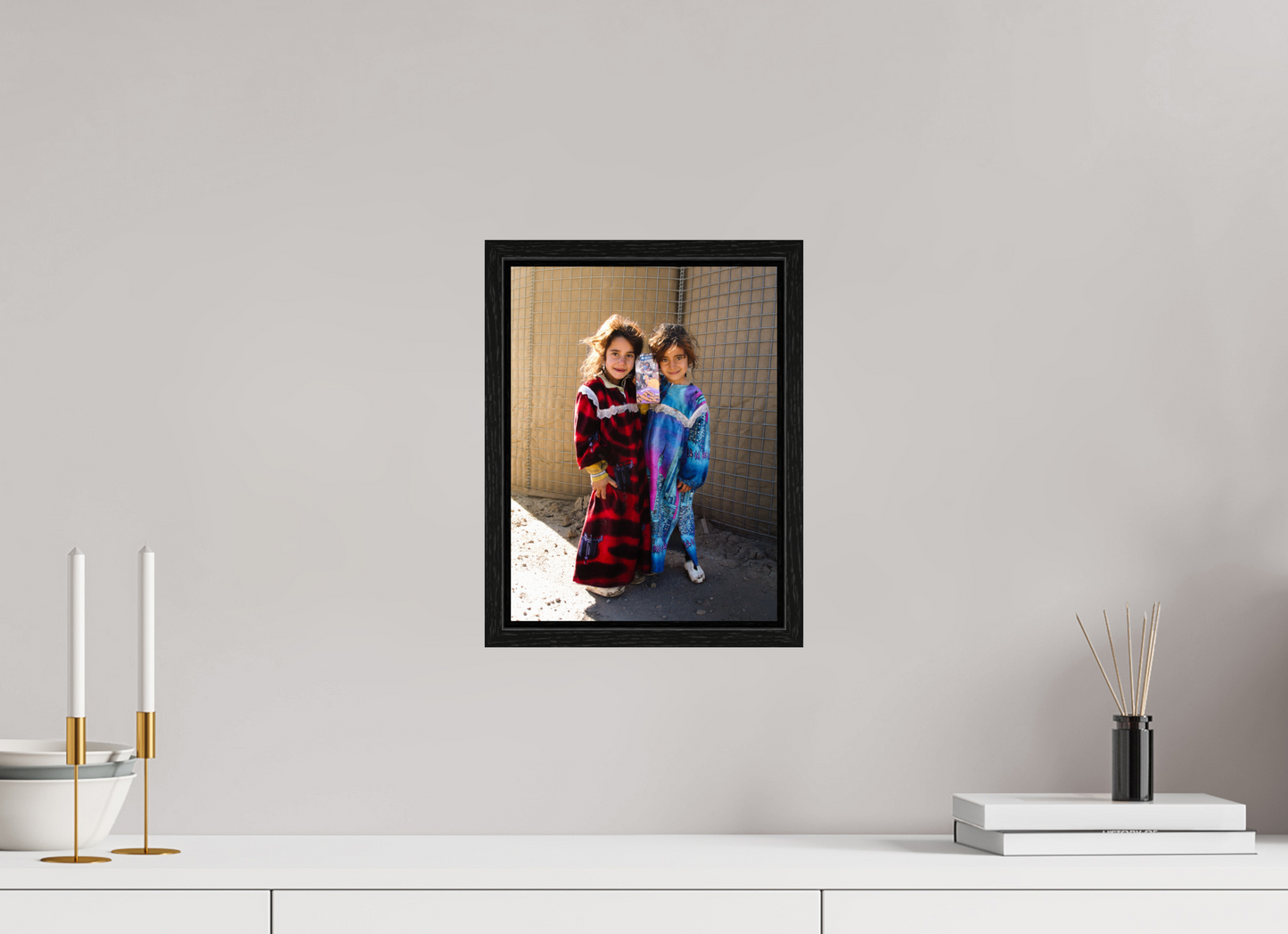 9 x 12″, Floater Frame Girl Scout Cookies - Iraq