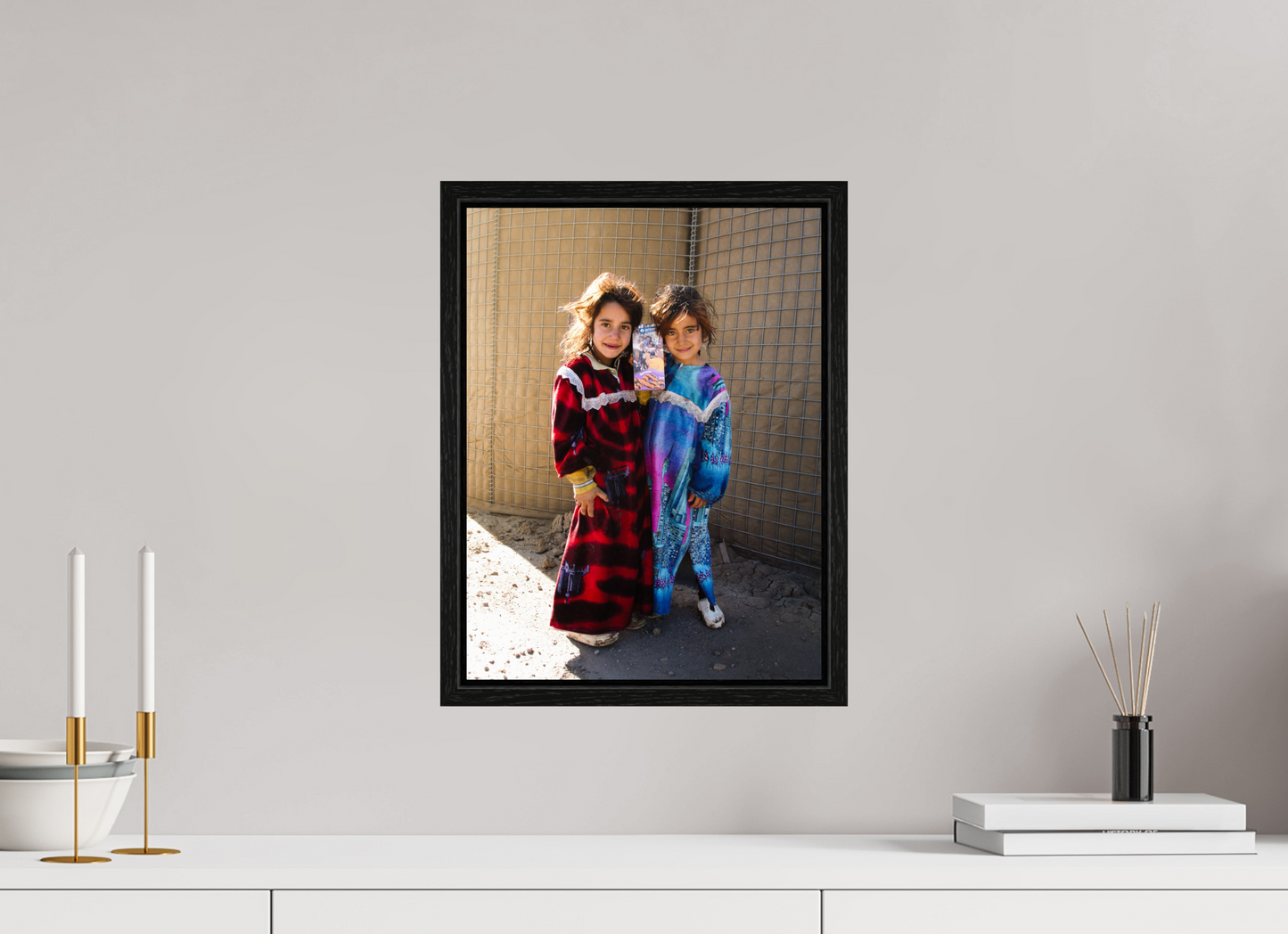 12 x 16″, Floater Frame Girl Scout Cookies - Iraq