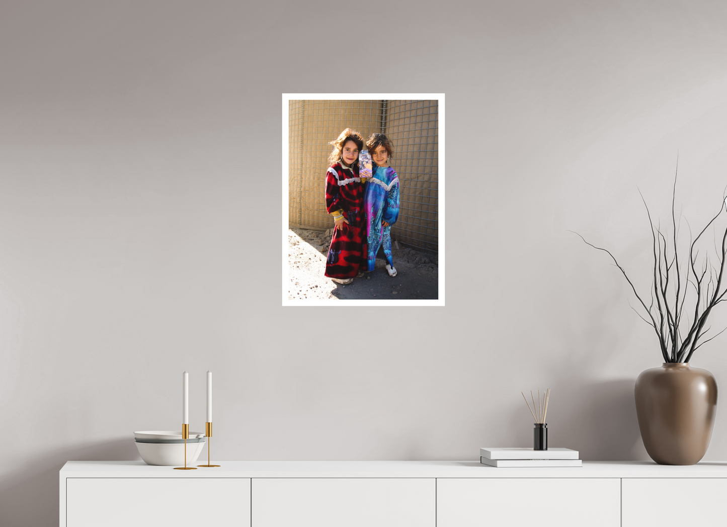 18 x 24″, .08 motif matte Print Girl Scout Cookies - Iraq