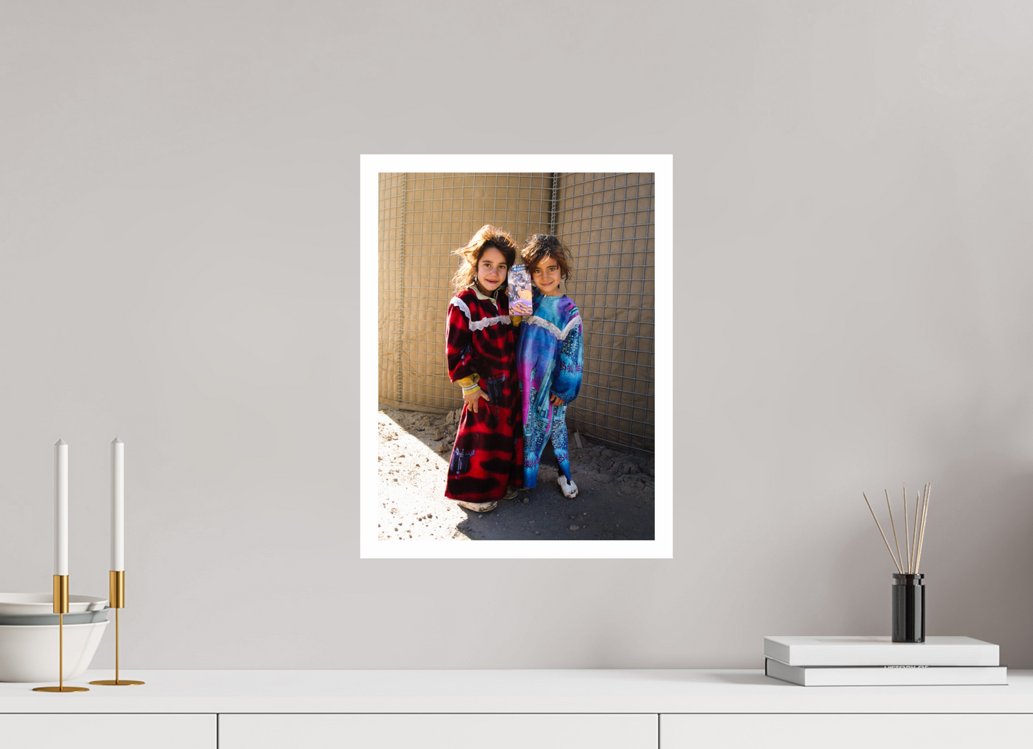 12 x 16″, .08 motif glossy print Girl Scout Cookies - Iraq