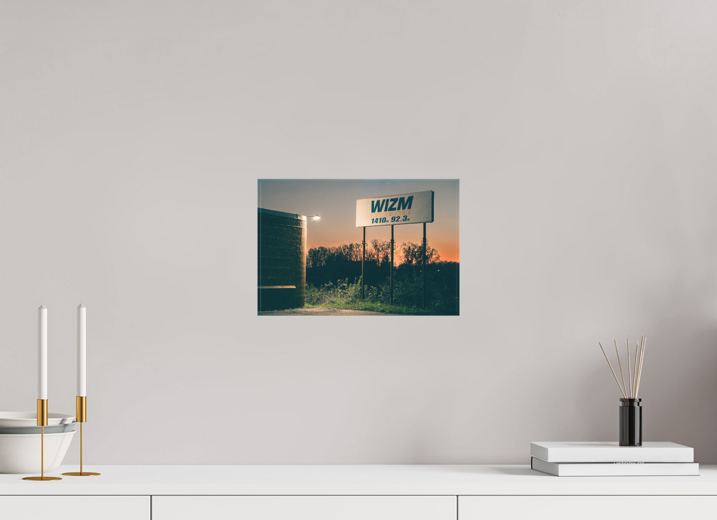 12 x 8″, Matte Canvas Radio Station