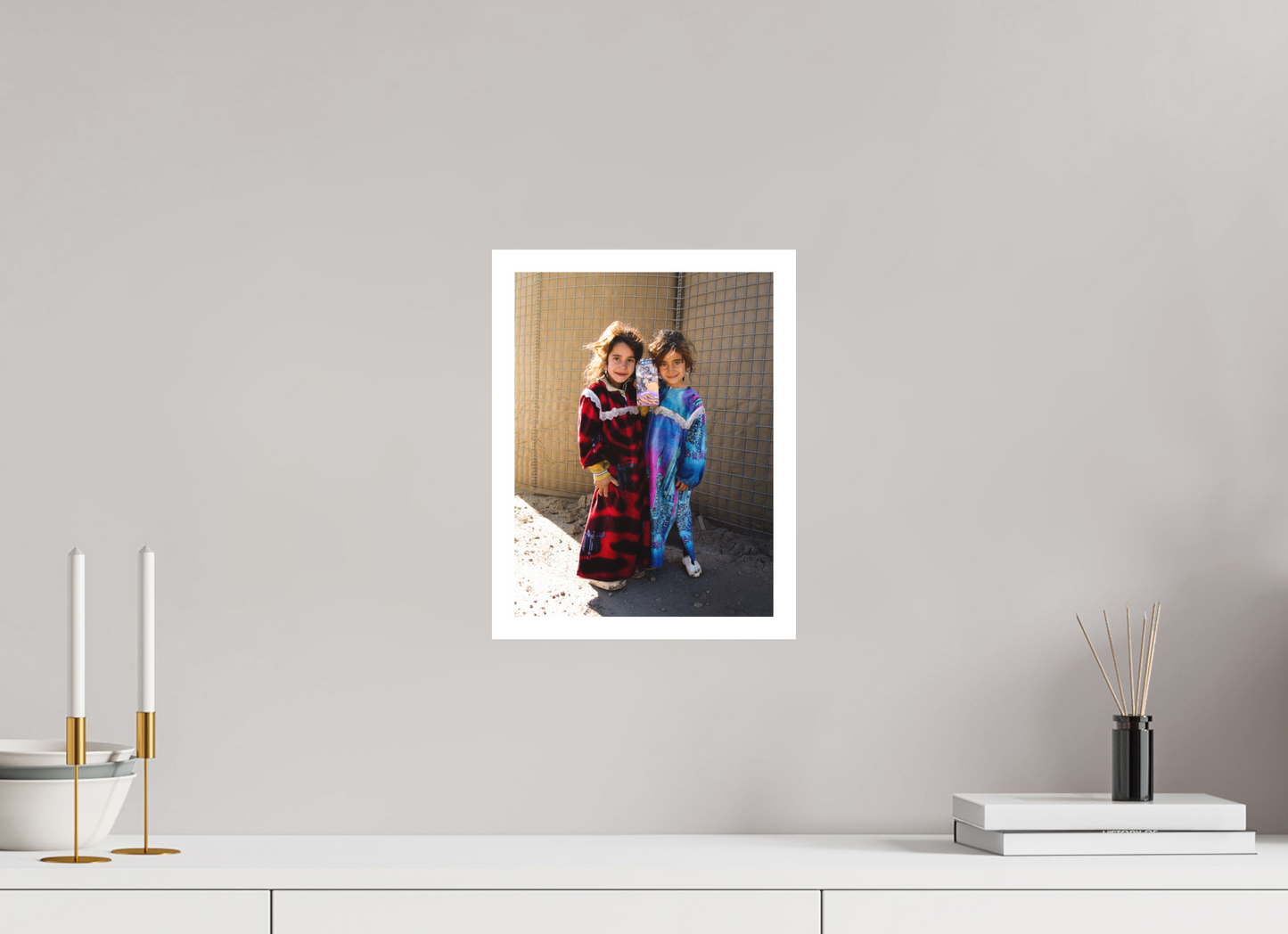 9 x 12″, .08 motif matte Print Girl Scout Cookies - Iraq